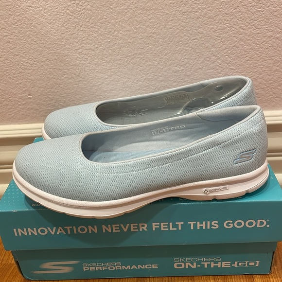 ‼️Skechers GOSTEP 👟 ‼️🤍🩵 - Picture 3 of 15
